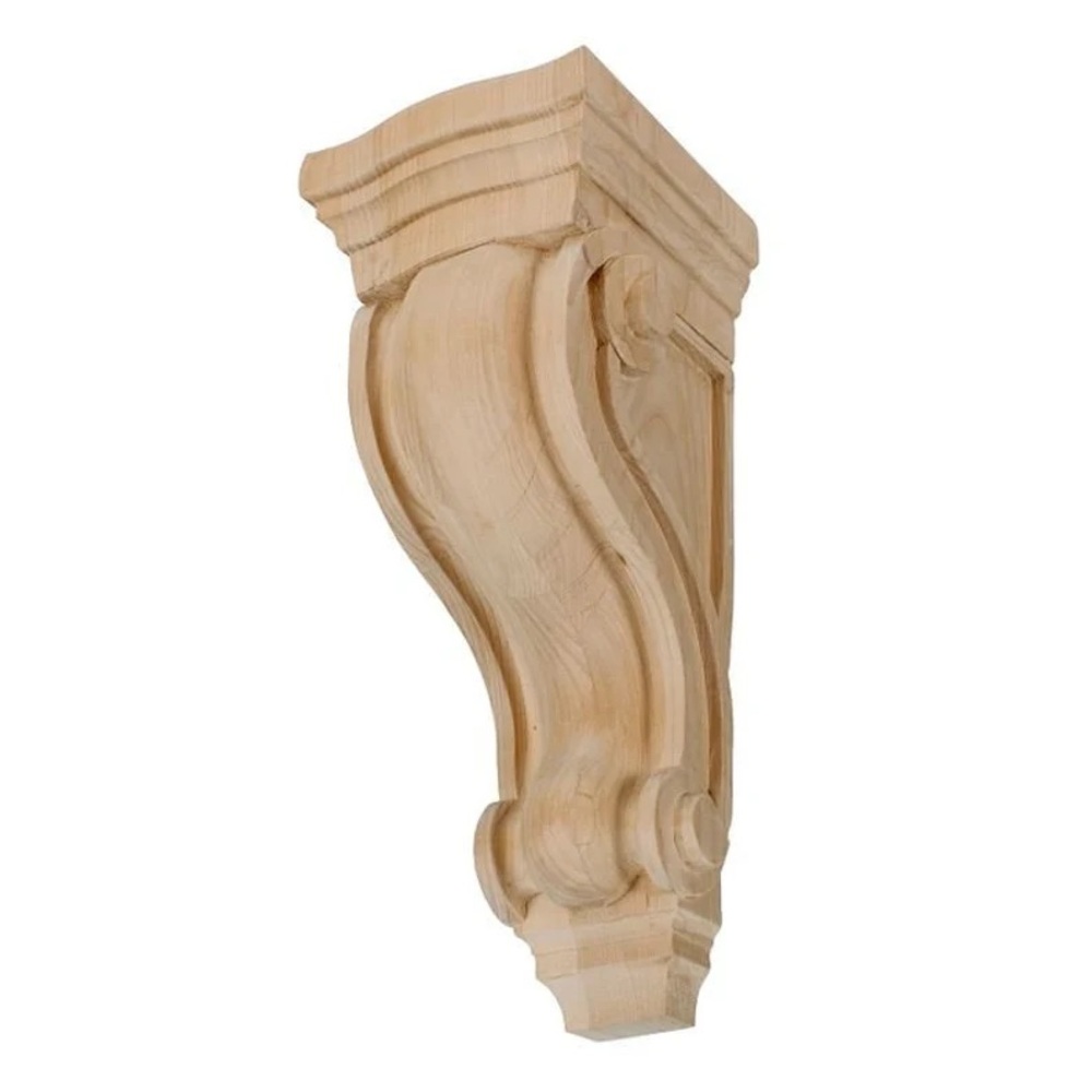 Elegant Wooden Wall Corbels (2) - Picture 1 of 2